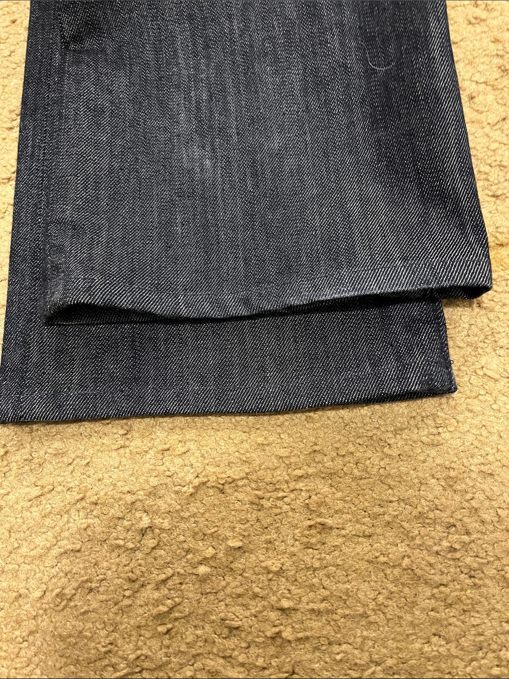7 For All Mankind Boot Cut Dark Indigo Jeans 34 - Picture 9 of 9